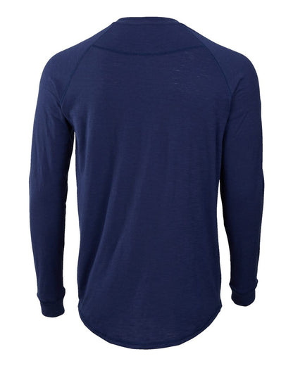 Boxercraft Henley Long Sleeve T-Shirt BM3101 #color_Navy