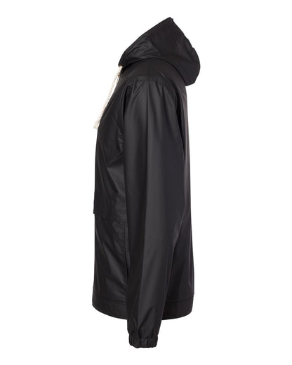 Weatherproof Unisex Vintage Hooded Rain Jacket 193910 #color_Black