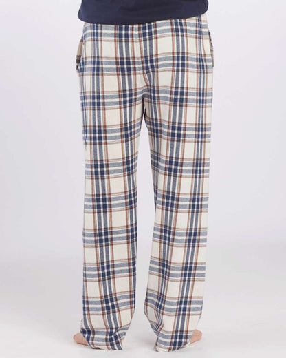 Boxercraft Harley Flannel Pants BM6624 #color_Natural Indigo Plaid