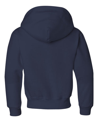 JERZEES Youth NuBlend® Hooded Sweatshirt 996YR #color_J. Navy