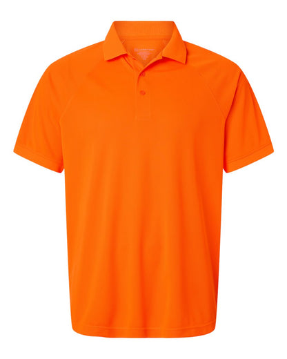Harriton Men's Charge Snag and Soil Protect Polo M208 #color_Safety Orange