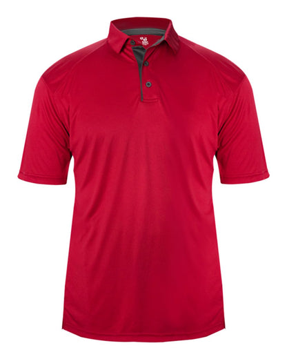 Badger Ultimate SoftLock™ Polo 4040 #color_Red/ Graphite