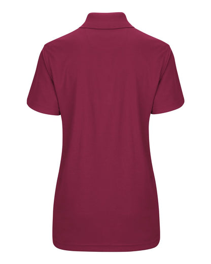 Red Kap Women's Performance Knit Pocketless Core Polo SK97 #color_Burgundy