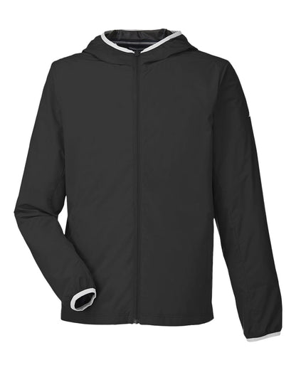 Nautica Men's Stillwater Hooded Windbreaker N17926 #color_Black