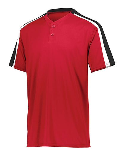 Augusta Sportswear Youth Power Plus Jersey 2.0 1558 #color_Red/ Black/ White