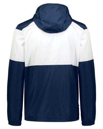 Holloway Men's SeriesX Hooded Jacket 229528 #color_Navy/ White