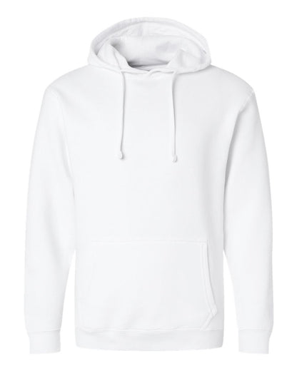 LAT Unisex Elevated Fleece Hoodie Sweatshirt 6926 #color_White