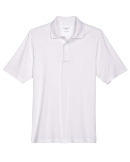 CORE365 Men's Origin Performance Piqué Polo 88181 #color_White
