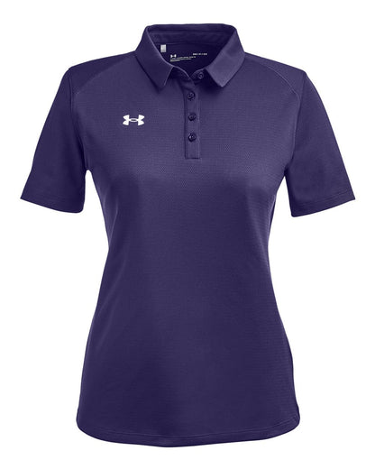 Under Armour Women's Tech™ Polo 1370431 #color_Purple/ White