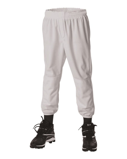 Alleson Athletic Pull-Up Baseball Pants 604PDK2 #color_Grey