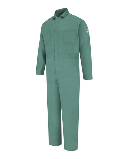Bulwark Men's Tall Gripper-Front Coverall CEW2T #color_Visual Green