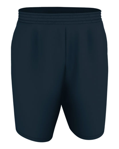 Alleson Athletic Youth Blank Game Shorts A205BY #color_Navy/ White