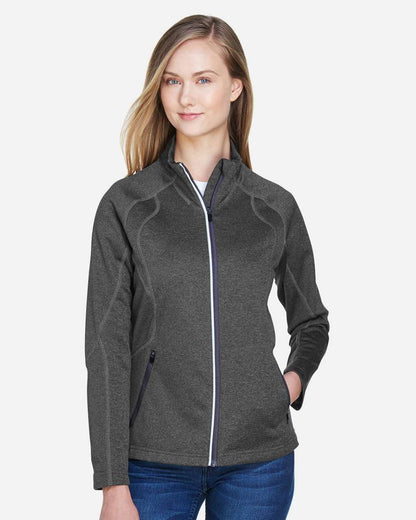 North End Women's Gravity Performance Fleece Jacket 78174 #colormdl_Carbon Heather