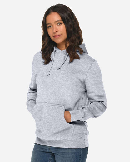 Lane Seven Unisex Heavyweight Pullover Hooded Sweatshirt LS19001 #colormdl_Heather Grey