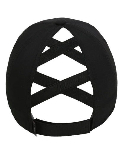 Imperial The Hinsen Performance Ponytail Cap L338 #color_Black