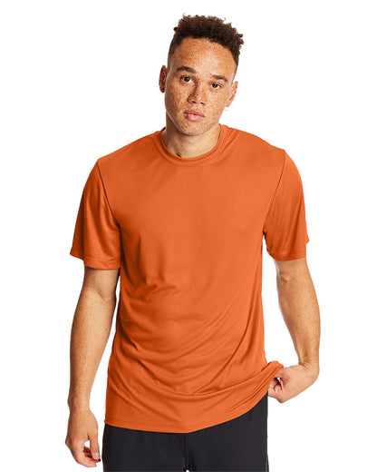 Hanes Unisex Cool DRI® Performance T-Shirt 4820 #color_Safety Orange