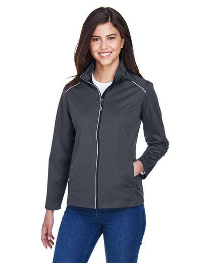 CORE365 Women's Techno Lite Three-Layer Knit Tech-Shell CE708W #colormdl_Carbon