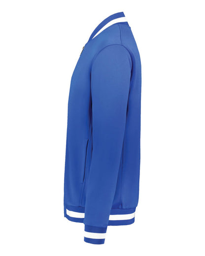 Holloway Youth V-Street Full-Zip Jacket 223647 #color_Royal/ White