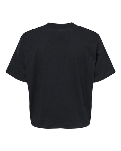 LAT Women's Boxy Tee 3518 #color_Blended Black