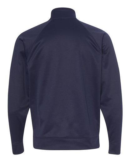 JERZEES Unisex Dri-Power® Sport Quarter-Zip Cadet Collar Sweatshirt PF95MR #color_J. Navy