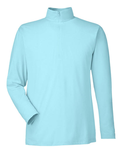 Nautica Men's Saltwater Quarter-Zip Pullover N17924 #color_Sea Mist