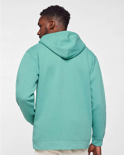 LAT Unisex Full-Zip Fleece Hoodie Sweatshirt 6927 #colormdl_Saltwater