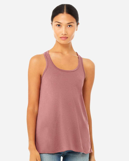 BELLA + CANVAS Women's Flowy Racerback Tank 8800 #colormdl_Mauve