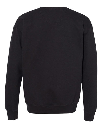 Champion Unisex Garment-Dyed Crewneck Sweatshirt CD400 #color_Black