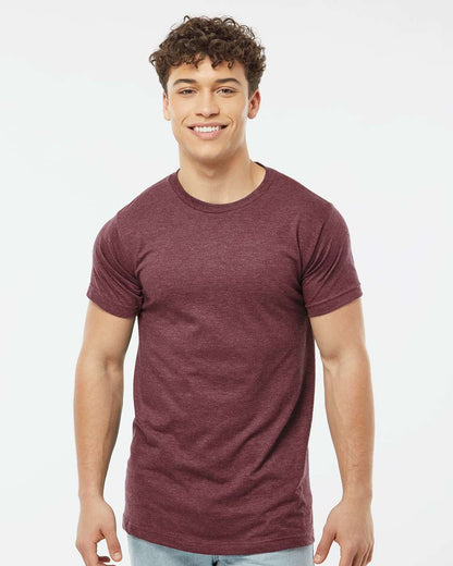 Tultex Men's Fine Jersey T-Shirt 202 #colormdl_Heather Burgundy