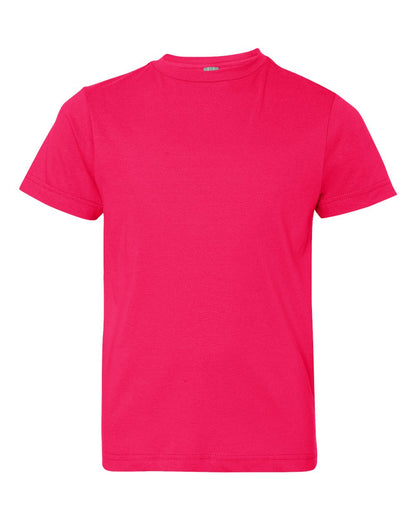 LAT Youth Fine Jersey Tee 6101 #color_Hot Pink