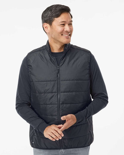 Adidas Men's Puffer Full-Zip Vest A572 #colormdl_Black