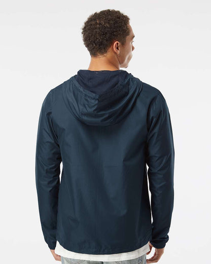 Independent Trading Co. Men's Lightweight Windbreaker Full-Zip Jacket EXP54LWZ #colormdl_Classic Navy