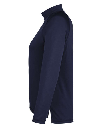 North End Women's Revive Coolcore® Quarter-Zip Pullover NE410W #color_Classic Navy