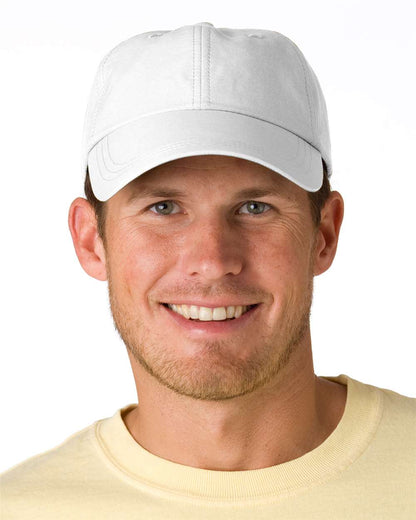 Adams Headwear Low-Profile Cap with Elongated Bill SH101 #colormdl_White