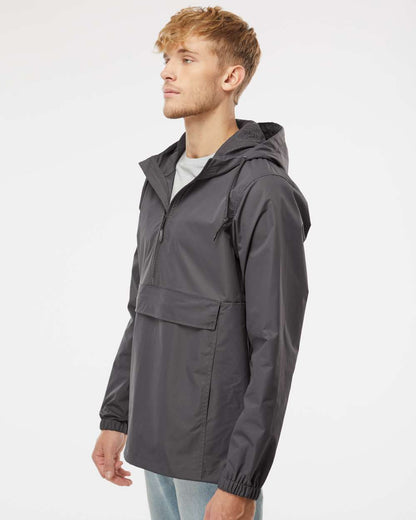 Independent Trading Co. Men's Nylon Anorak EXP94NAW #colormdl_Graphite