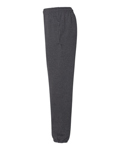 Russell Athletic Unisex Dri Power® Closed Bottom Sweatpants with Pockets 029HBM #color_Black Heather