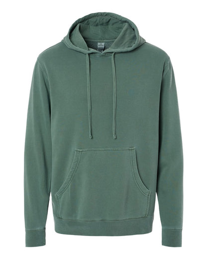Independent Trading Co. Unisex Midweight Pigment-Dyed Hooded Sweatshirt PRM4500 #color_Pigment Alpine Green
