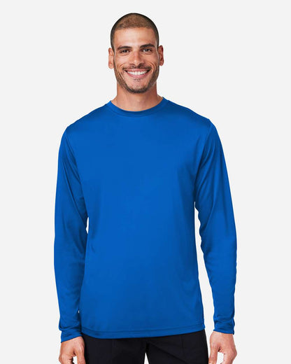 CORE365 Unisex Capital Long Sleeve Performance T-Shirt CE10L #colormdl_True Royal