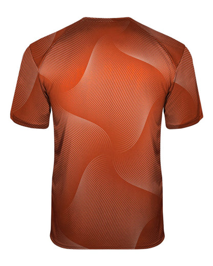 Badger Youth Warp T-Shirt 2213 #color_Burnt Orange
