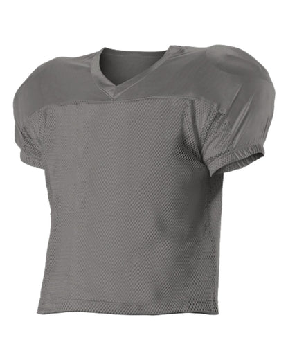 Alleson Athletic Practice Mesh Football Jersey 712 #color_Silver