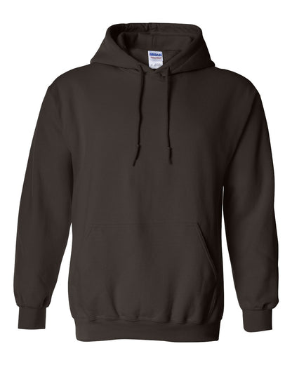 Gildan Unisex Heavy Blend™ Hooded Sweatshirt 18500 #color_Dark Chocolate