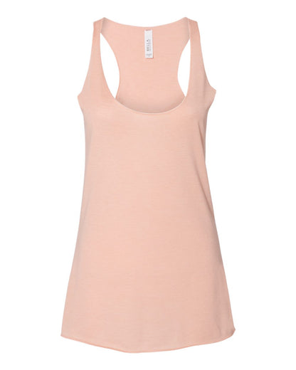 BELLA + CANVAS Women's Triblend Racerback Tank 8430 #color_Peach Triblend