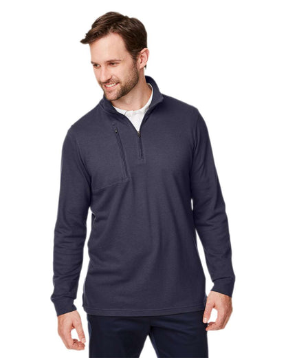 Devon & Jones Men's New Classics® Performance Quarter-Zip Pullover DG400 #colormdl_Navy