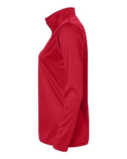 C2 Sport Women's Quarter-Zip Pullover 5602 #color_Red