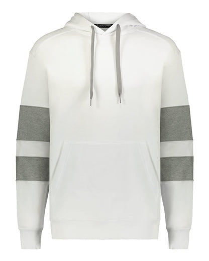 Holloway Unisex Jackson Way Hooded Sweatshirt 229576 #color_White/ Charcoal Heather