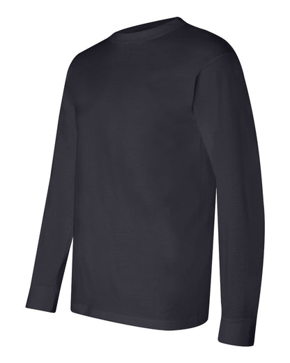 Bayside USA-Made Long Sleeve T-Shirt 6100 #color_Navy