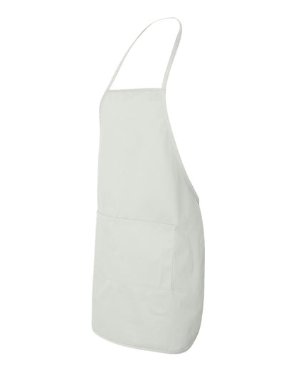 Liberty Bags Long Butcher Block Apron 5505 #color_White