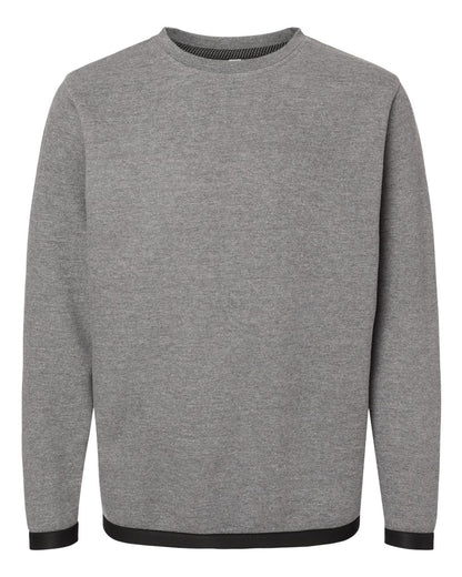 LAT Unisex The Statement Fleece Crewneck Sweatshirt 6789 #color_Granite Heather/ Black