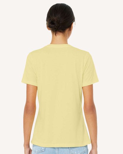 BELLA + CANVAS Women’s Relaxed Fit Heather CVC Tee 6400CVC #colormdl_Heather French Vanilla