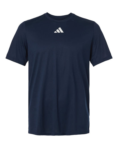 Adidas Men's Pregame T-Shirt AT101 #color_Team Navy Blue/ White